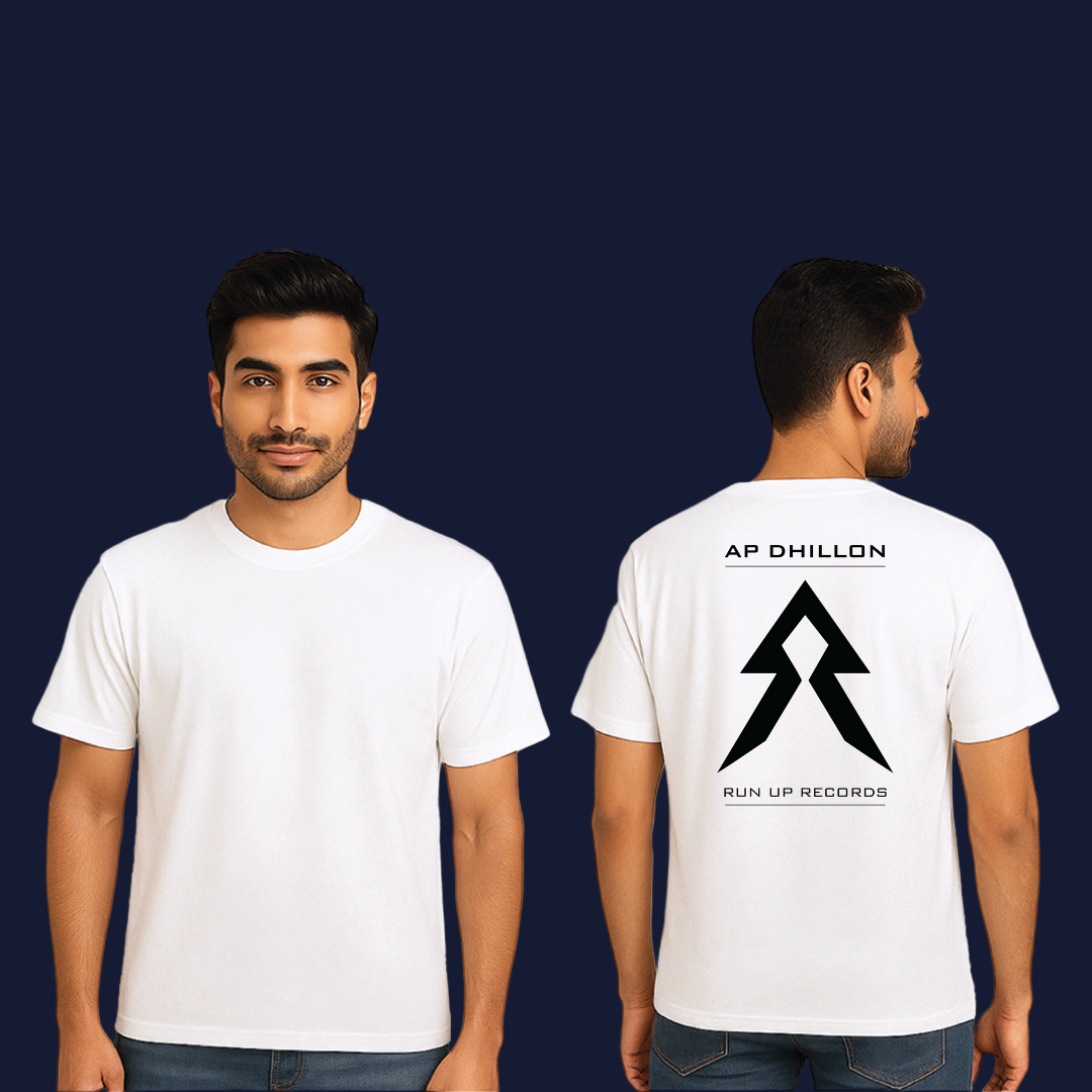 AP Dhillon, Run Up Records, T-Shirt, 100% Cotton